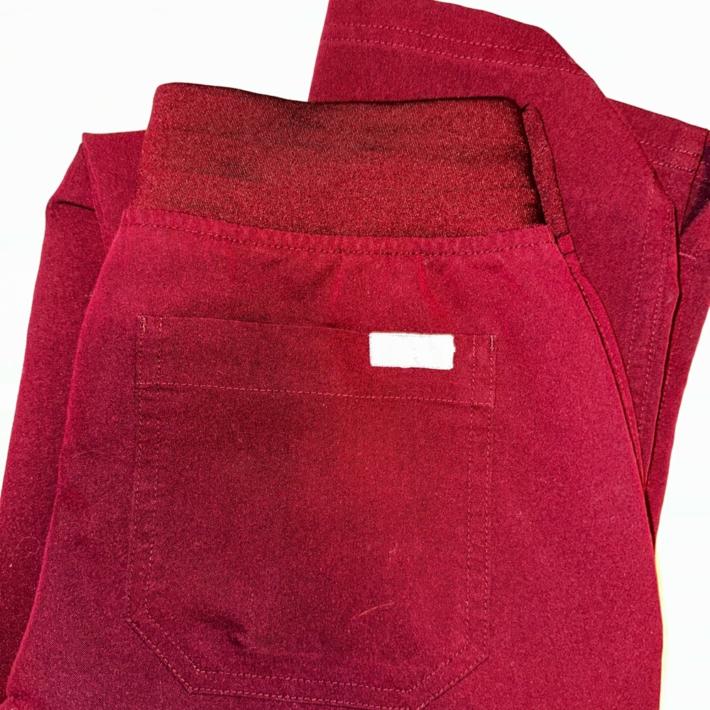 Figs Burgundy Technical Collection Top
